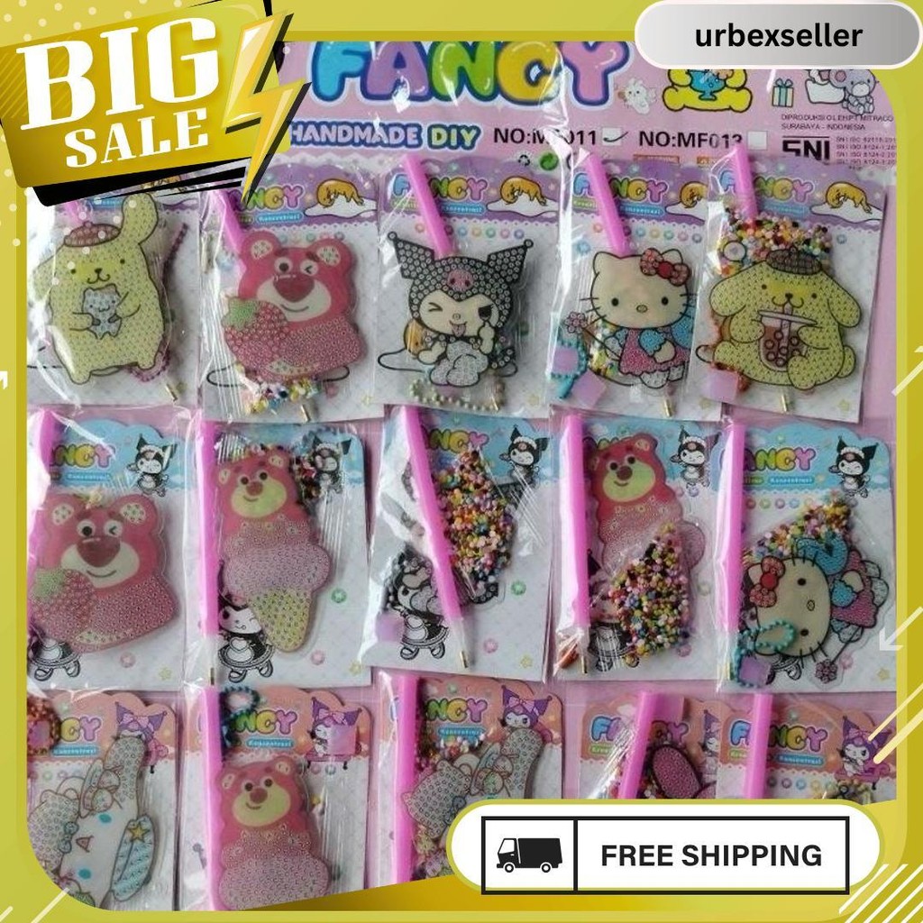 

1Pcs Stiker/D.I.Y Diamond Mozaik/Stiker Manik Gantung Sanrio Termurah