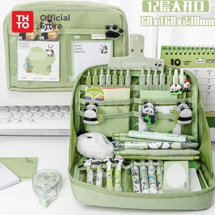 

BEST SELLER THTO 12 LAYER TAS TEMPAT PENSIL CASE POUCH ANAK SEKOLAH TRANSPARAN KAPASITAS BESAR STATIONERY A020 !!!!!