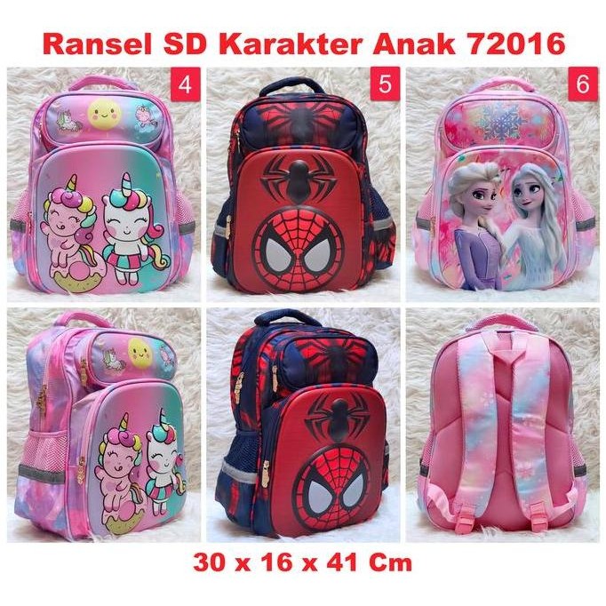 

Spesial Ransel Sekolah Sd Karakter Anak Frozen Unicorn Spiderman