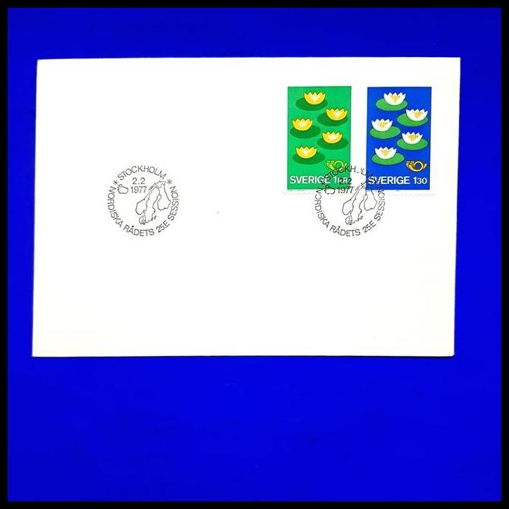 

GRATIS ONGKIR PRANGKO SWEDIA/SVERIGE. FDC SERI ENVIRONMENT PROTECTION. 1977 !!!