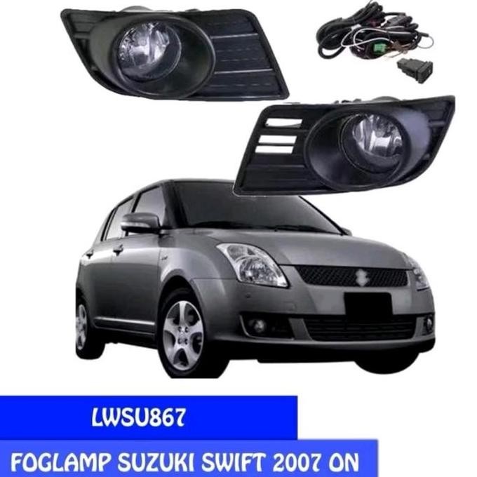 Foglamp Lampu Kabut Lampu Tembak Suzuki Swift  Lama 2005-2006 Swift New 2007-2010 All New Swift 2011
