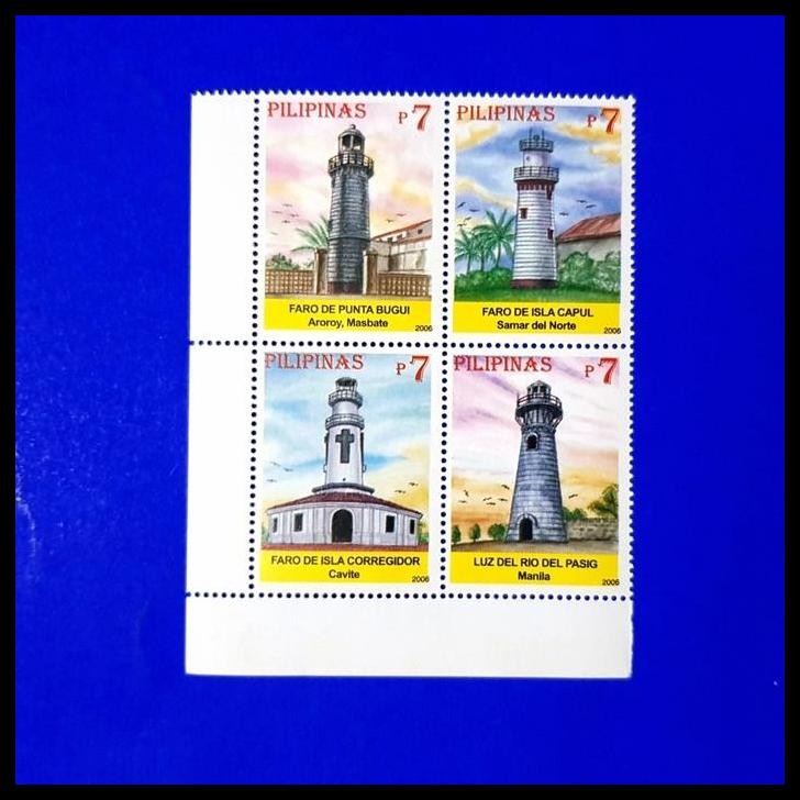 

BEST DEAL PRANGKO PHILIPINA 2006. MERCUSUAR ~ LIGHTHOUSES. SET, B-4. MNH !!!!!!