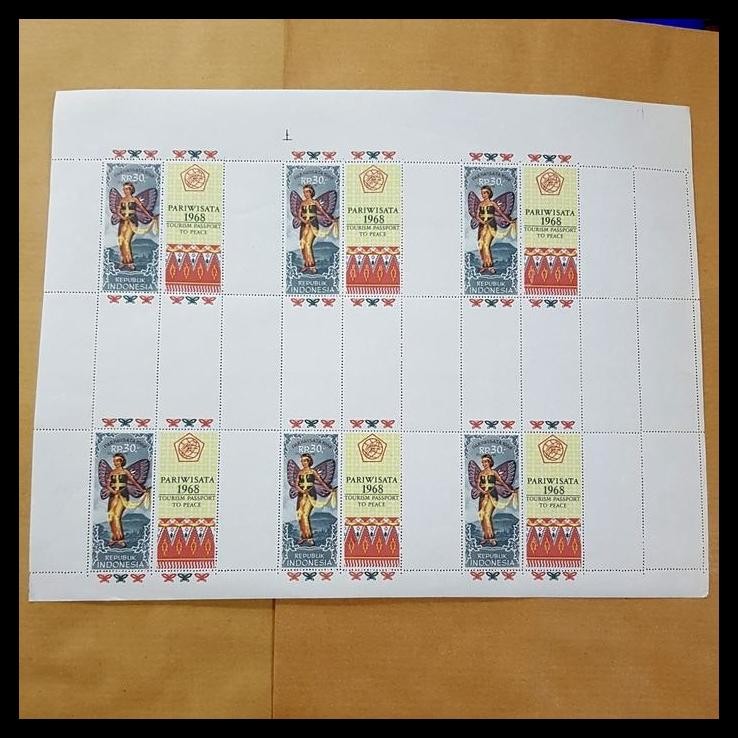 

GRATIS ONGKIR PRANGKO INDONESIA 1968. TARI KUPU KUPU PARIWISATA. UNCUT SS BLOK-6 !!!!!!
