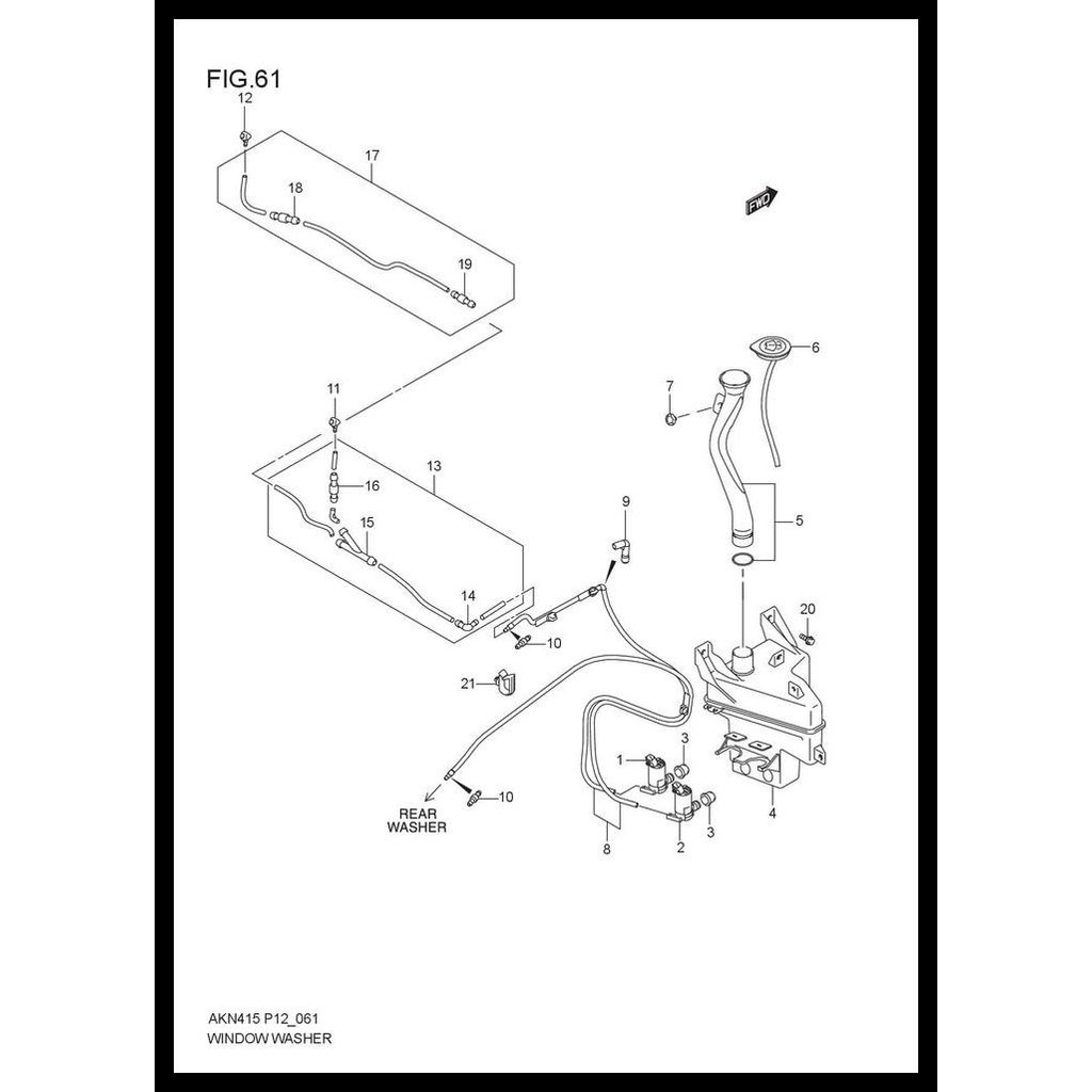 HOT DEAL TUTUP TABUNG WIPER SX4 S-CROSS ASLI 