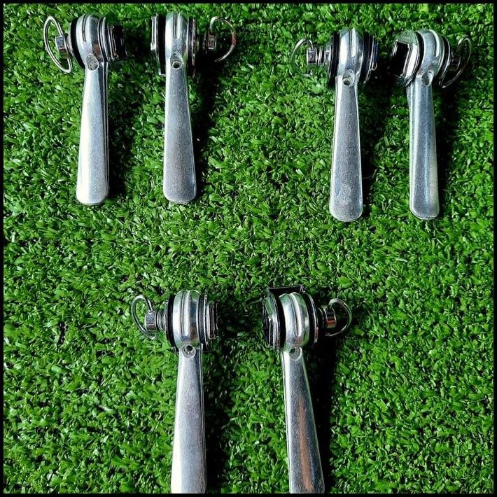 Shifter Operan Balap Jadul Model Tarik Alloy Suntour Chrome Taiwan NOS