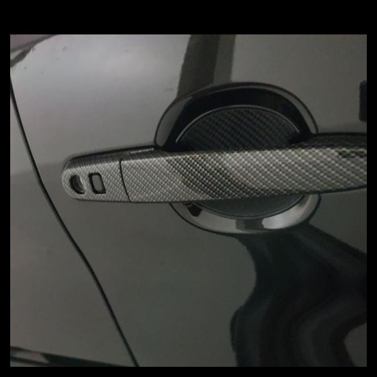 TERBARU OUTER PELINDUNG GAGANG PINTU MOBIL HYUNDAI PALISADE CARBON ORIGINAL 