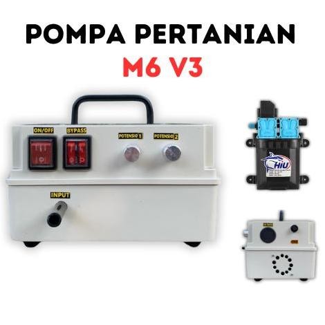 Pompa Pertanian Paket Box M-Series Hiu Dual Pump - Series M6 V3 Pompa Dalam - Hiu, Pompa Box Saja