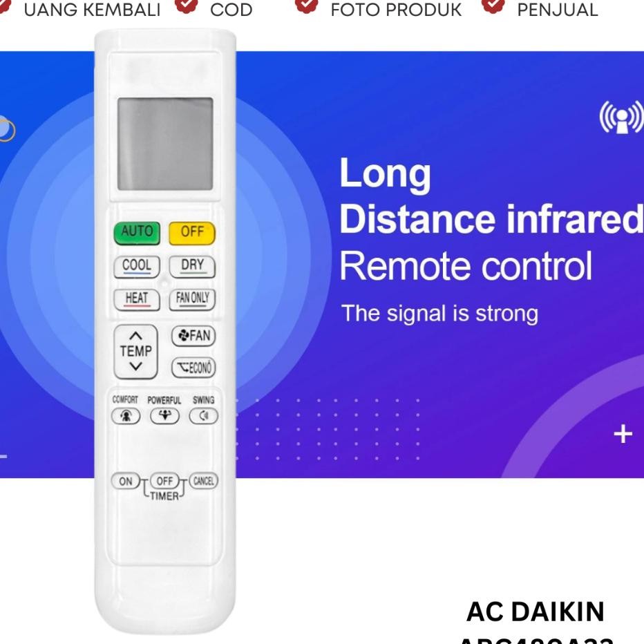 Remote Ac Daikin Inverter Multi S Arc480A33