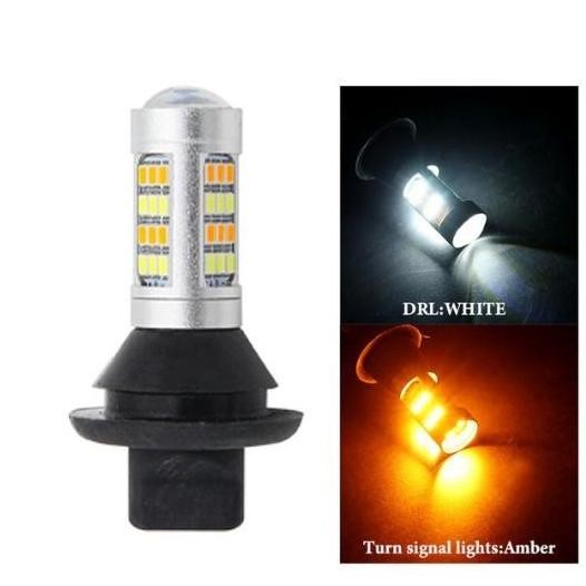 Hot Sale 2Pcs Lampu Led Drl Sein Mobil T20 1156 42Smd Model Ganda