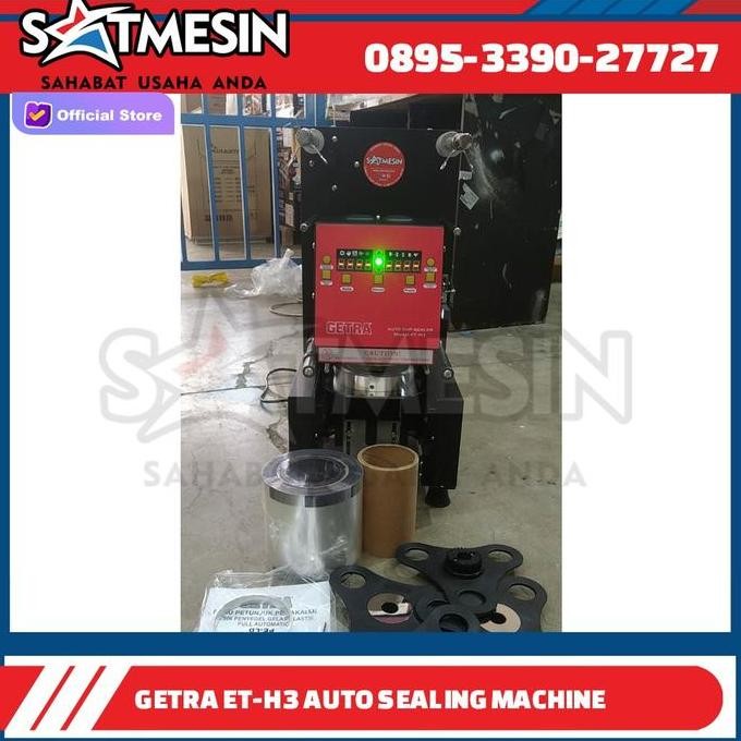Et-H3 Getra Full Automatic Cup Sealer Machine / Cup Sealer Otomatis