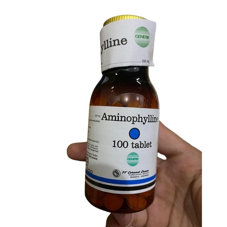 Aminopilin Obat Asma 100 Tablet Aman Efektif