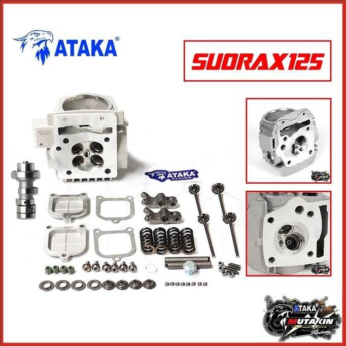 Paket Blok Block Head HedMOXIS 4 Klep KYZ Supra X125 FI KPH HONDA Karisma Blade 24 28 25 29 26 30