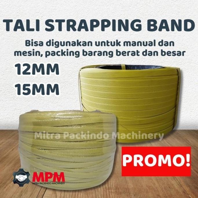 =+=+=+] PROMO Tali Packing / Strapping Band Kuning / Tali Klem 12mm 15mm