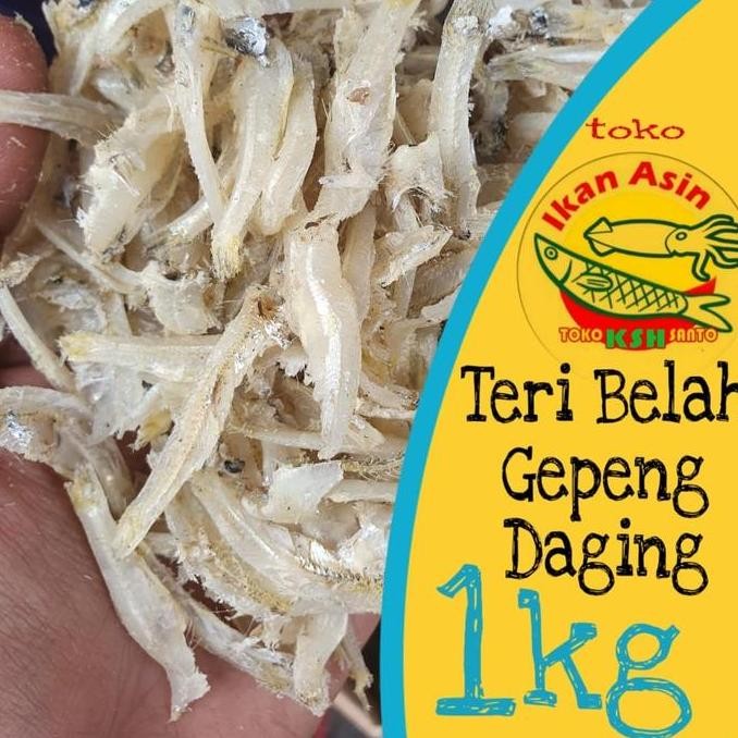 

Ikan Asin Teri Belah Gepeng,Daging-1Kg