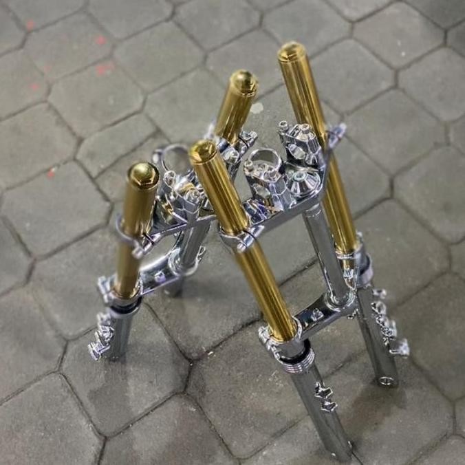 sok shock depan ninja as gold pnp yamaha rx king full crom celup