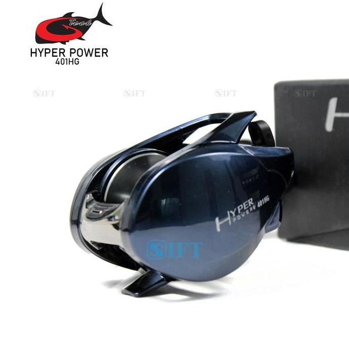 BARU Reel OH G-TECH HYPER POWER SW 401 HG | Metal Body Salt Water | Bait Casting Over Head Laut GTec