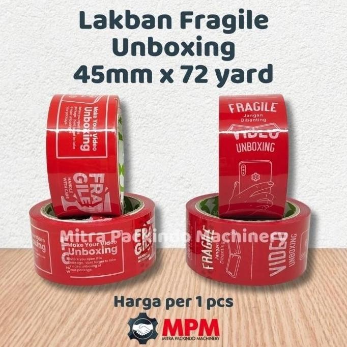 

:=:=:=:=] Lakban Fragile Unboxing / Stiker Fragile Unboxing