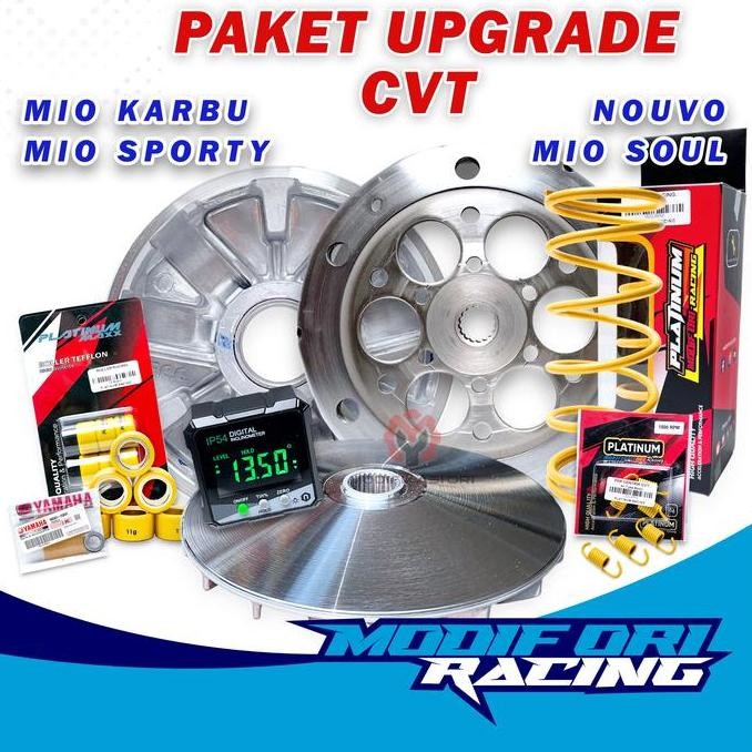 MIO SPORTY-Kirian Mio Paket CVT Mio Karbu Pulley Bubut Mio 5LW - MIO KARBU Kampas Mesin Motorcycle
