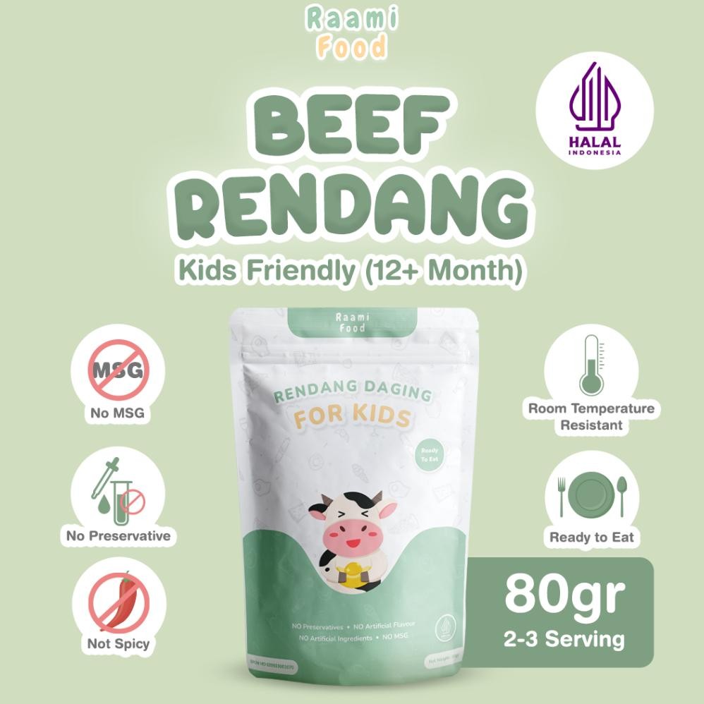 

Raami Food - Rendang Daging Sapi Suwir TIDAK PEDAS NO MSG
