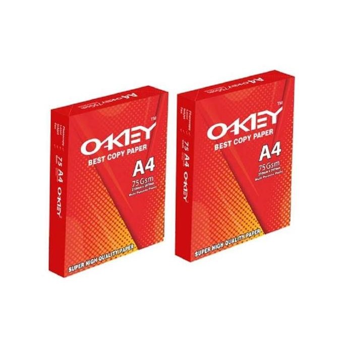 

Kertas Hvs A4 75Gsm Okey / Kiky | Kertas Fotocopy & Print A4