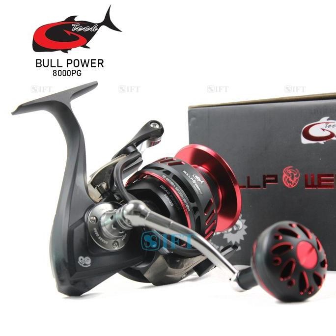 BARU Reel G-TECH BULL POWER SW 3000 s/d 8000 HG PG BGS | Power Handle Metal Body Saltwater | Laut Re