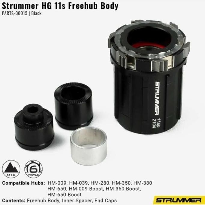 New Freehub body shimano 11sp 8-11 speed 6 pawls kompatibel shimano strumm