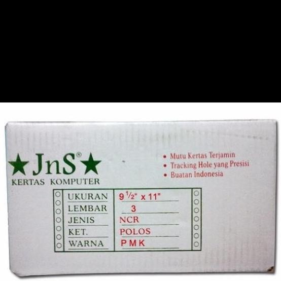 

Continuous Form Jns 9.5 X 11 Inch Ncr 3 Ply Kertas Komputer