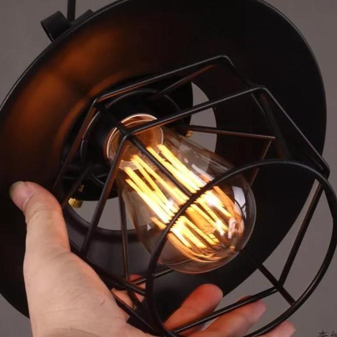 Lampu Hias Led Gantung Sangkar / Lampu Gantung / Lampu Hias