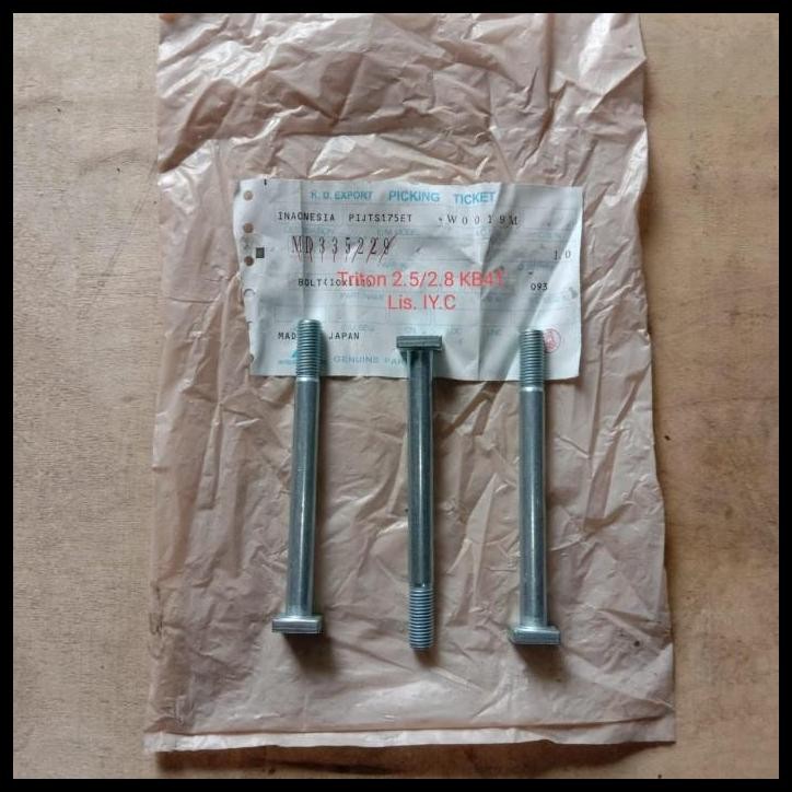 GRATIS ONGKIR BAUT BOLD 10111 ALTERNATOR MITSUBISHI TRITON 2.5 / 2.8 MD335229 ORI 