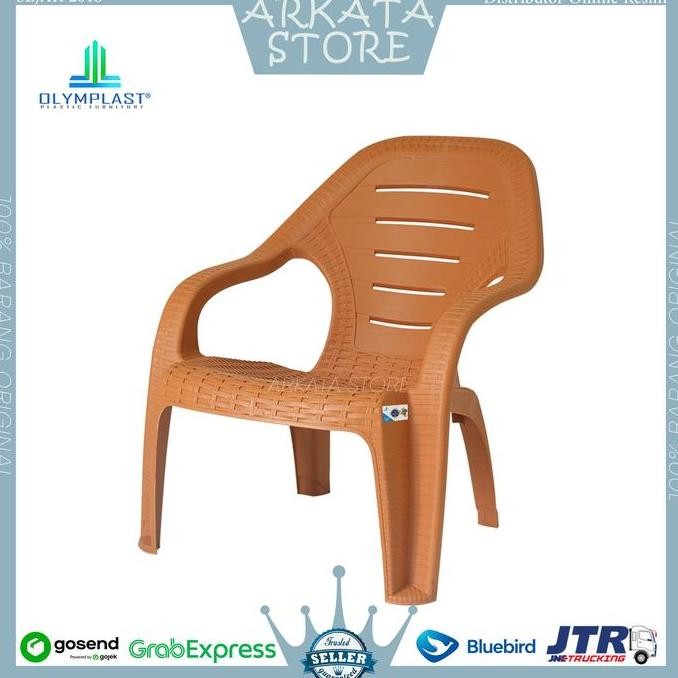 Kursi Santai Plastik / Kursi Teras / Kursi Taman pendek