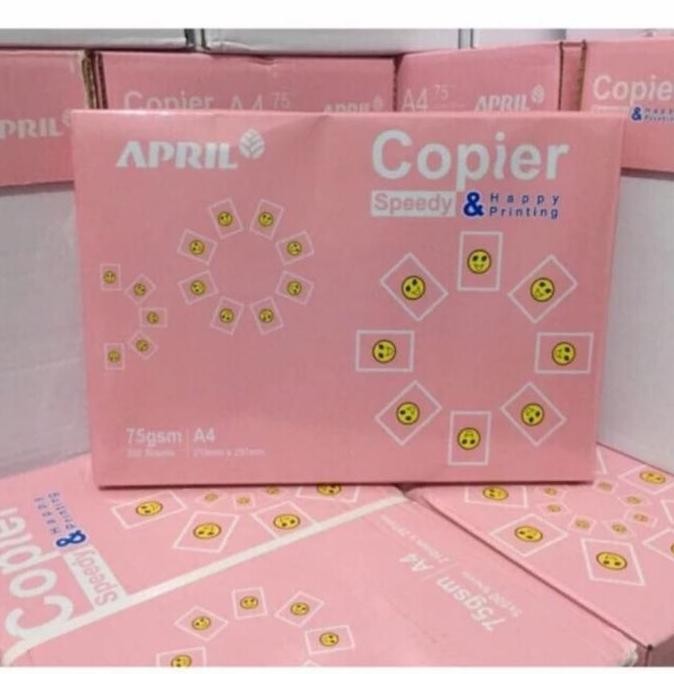 

Kertas A4 Happy Copier 75Gr 1 Box (Isi 5 Rim) | Kertas Fotocopy A4 Murah