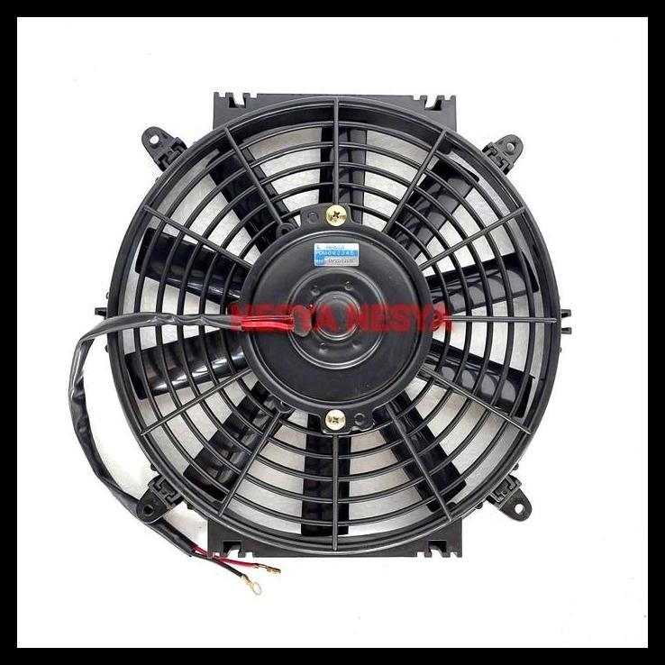 GRATIS ONGKIR KIPAS MOTOR EXTRA FAN KONDENSOR RADIATOR AC MOBIL 24V - 24 VOLT - 10" 