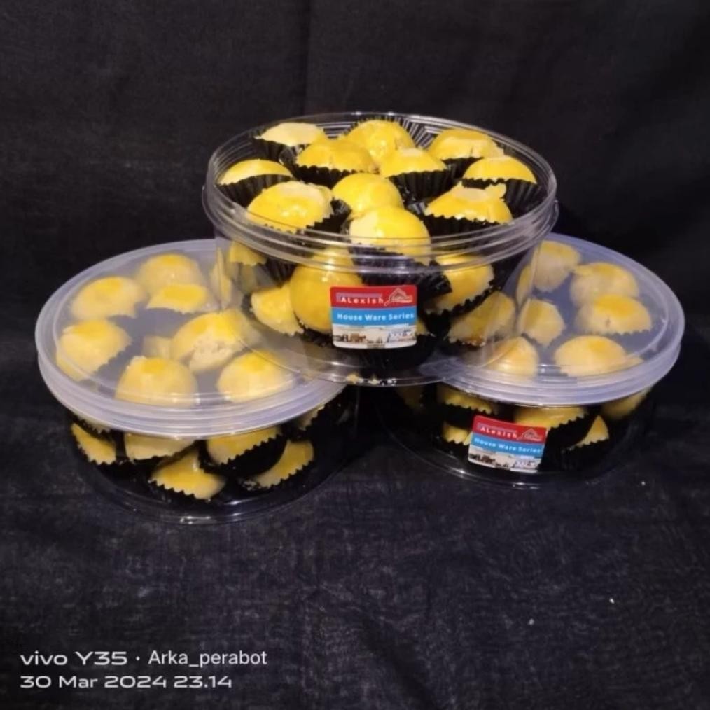 Toples Kue Kering Alexish 500 Gram Toples Plastik Lebaran Toples Nastar Nagawa 500 Gram Ready