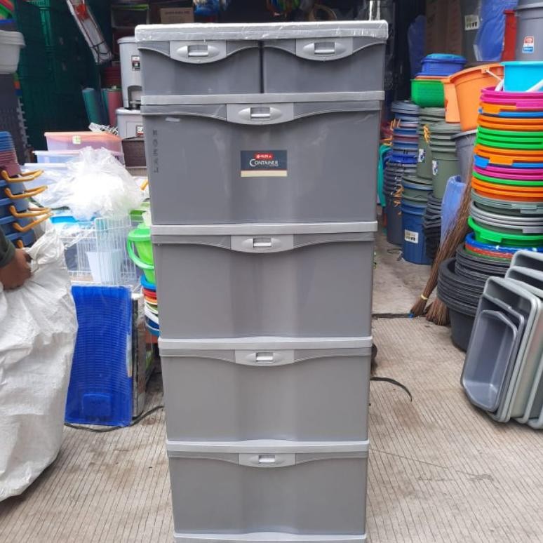 Lion Star - Lemari Pakaian Plastik Susun 4 Lion Star / Primera Container Sl4 Baru