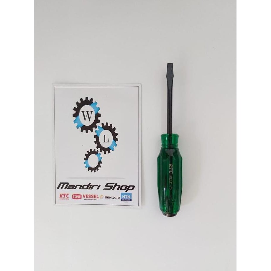 ready  Obeng Gagang Plastic KTC Minus MDD1-075
