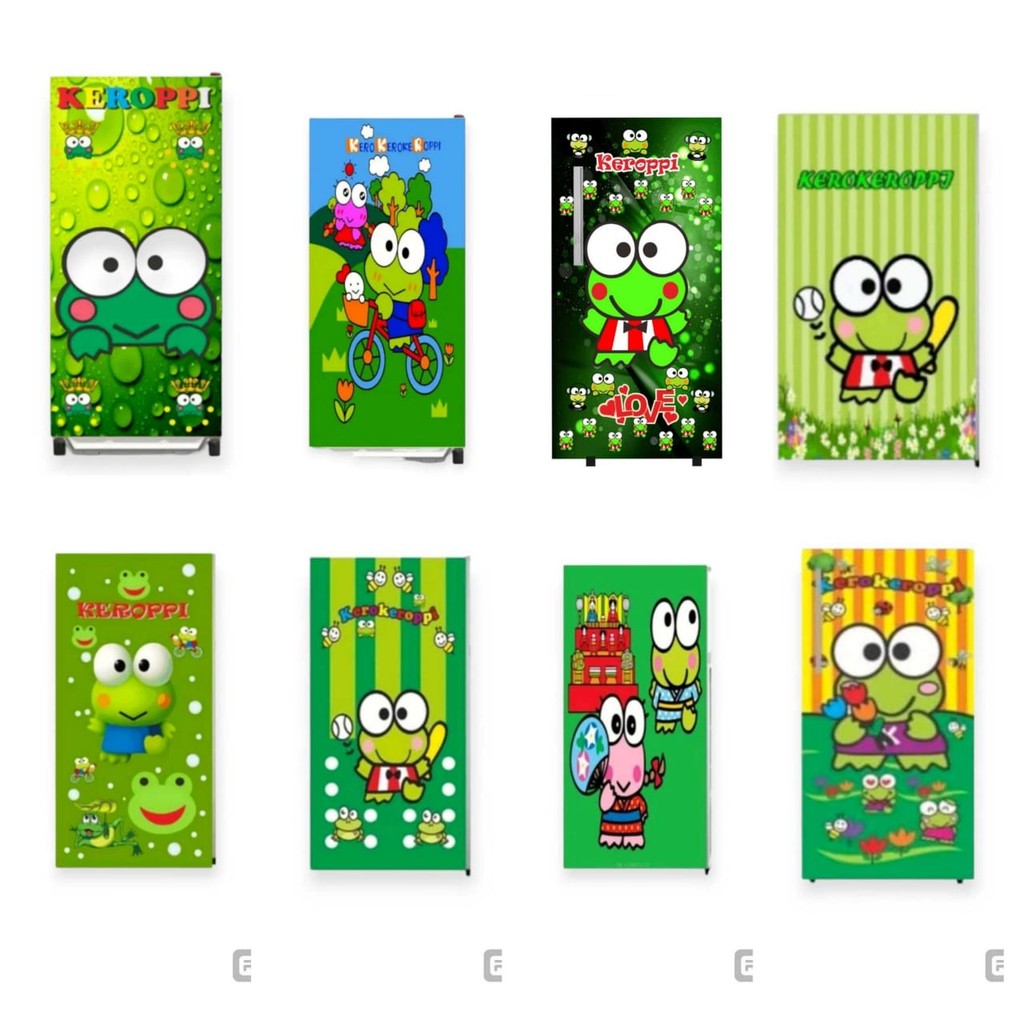 STIKER KULKAS 1 PINTU MOTIF KARAKTER