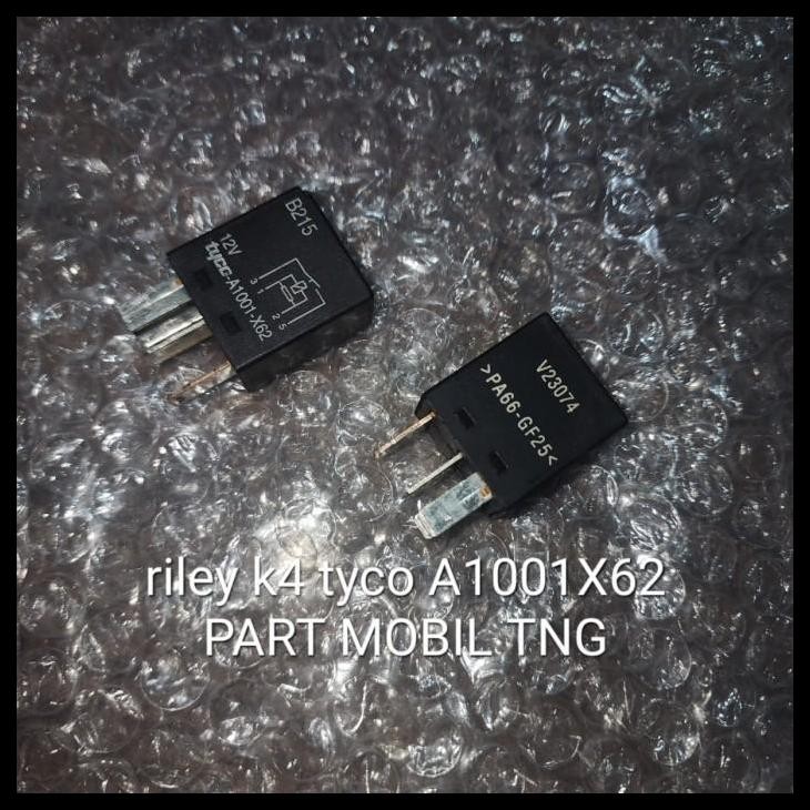 TERMURAH RELAY RILEY KAKI 4 TYCO A1001-X62 12V KAKI 4 ORI 