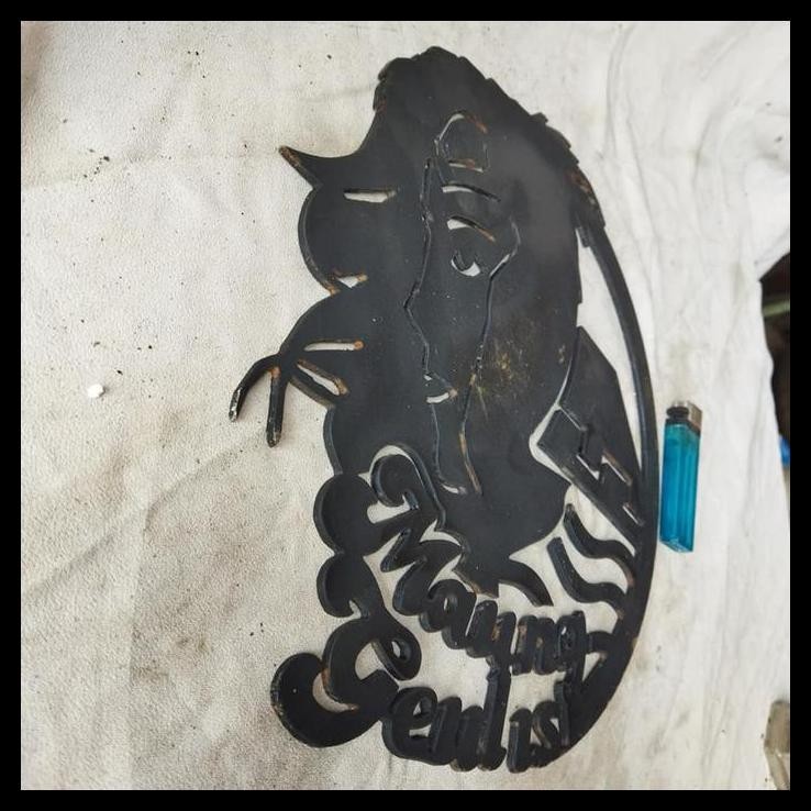 HOT DEAL PAJANGAN DINDING BESI UKIR MAUNG GEULIS 