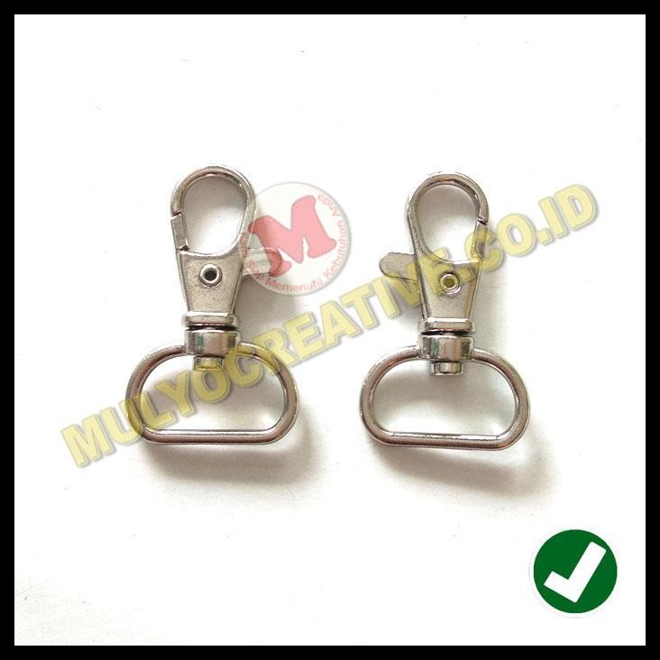 

GRATIS ONGKIR PENGAIT ID CARD - PENGAIT TAS - SNAP HOOK NAME TAG UKURAN 2 CM 12 PCS !!!!