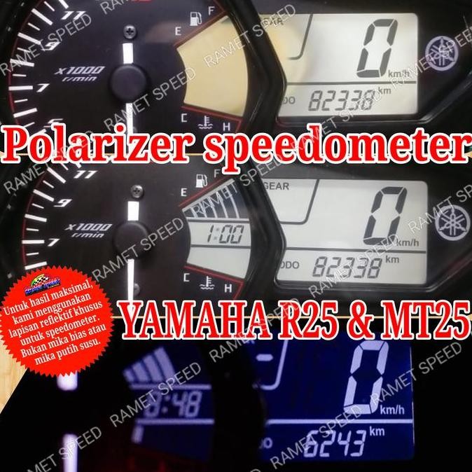 Polarizer speedometer Yamaha R25 dan MT25 polaris speedometer r25 mt25