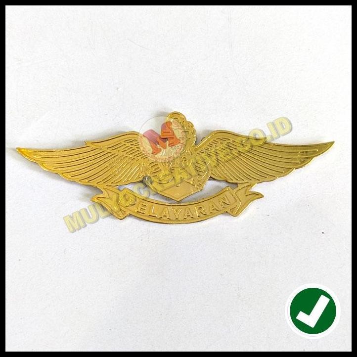 DISKON LENCANA WING MAGNET LOGO PELAYARAN ATRIBUT SEKOLAH PELAYARAN 