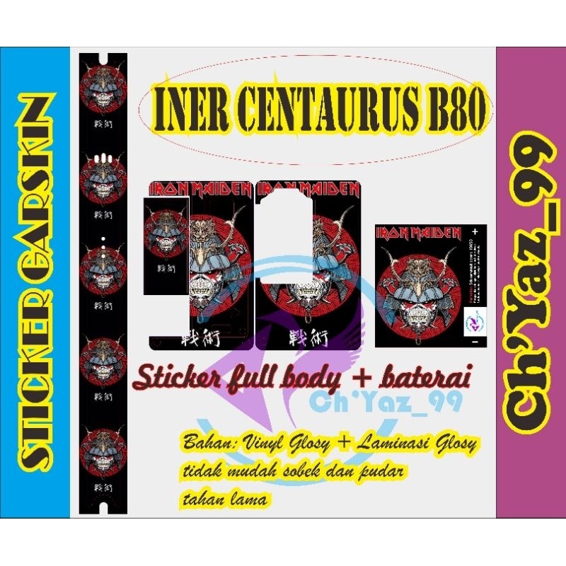 

*Premium Quality* Iner Cent4 B80 Ed Tengkorak Type G Garskin Custom Stiker Maxdecal Bkn Case COD