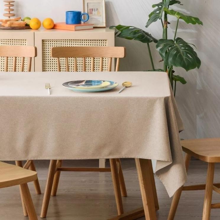 Taplak Meja Kain Polos Katun Ii Taplak Meja Makan Polos Kain Custom Ukuran