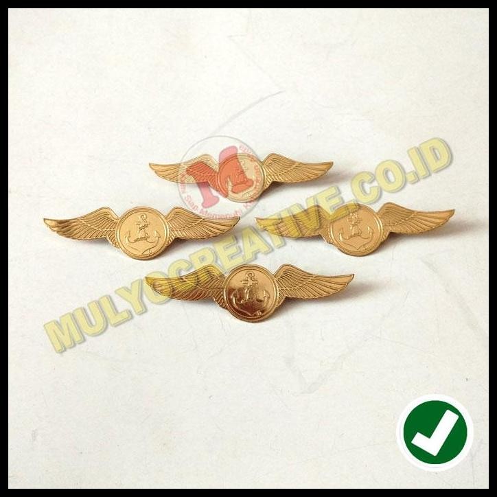 TERMURAH WING PELAYARAN LOGO JANGKAR - WING ATRIBUT SEKOLAH PELAYARAN 