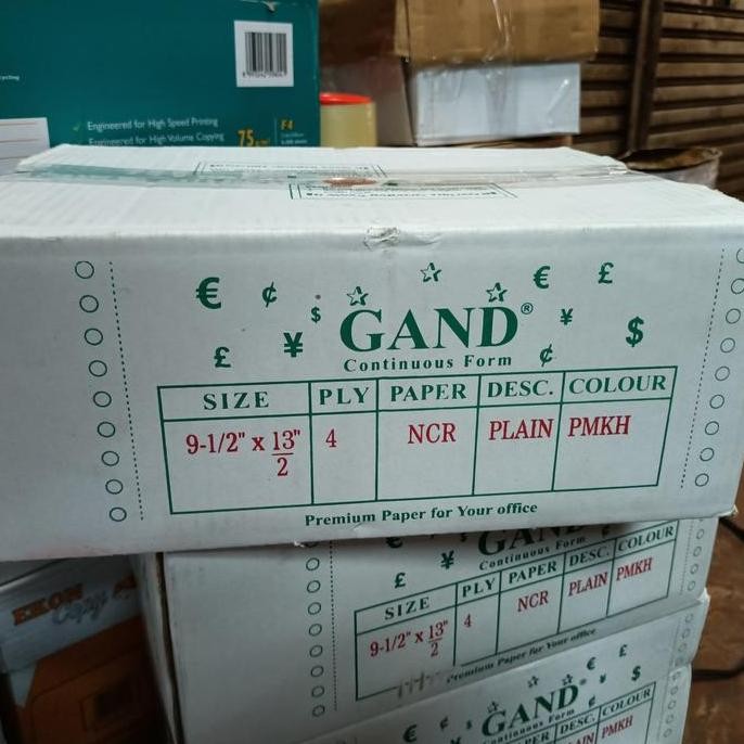 

TERBARU! Kertas Continous Form VIKEN 9 1/2 x 13 inch 4 ply bagi 2 ncr warna