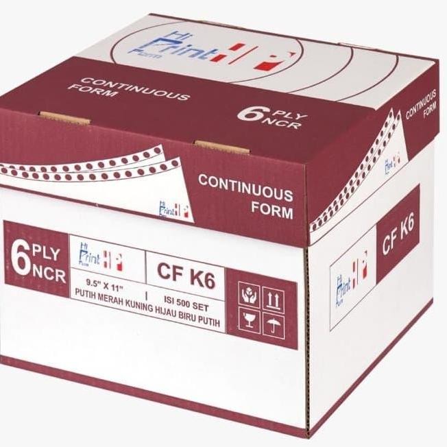 

TERLARIS! Continuous Form 9.5x11 6 ply NCR (isi 500 sheets)