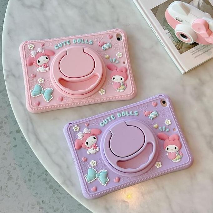 Casing Karakter Anak Bahan Silikon Untuk Ipad Mini 1 / Mini 2 / Mini 3 / Mini 4 / Mini 5 Dengan Bonu