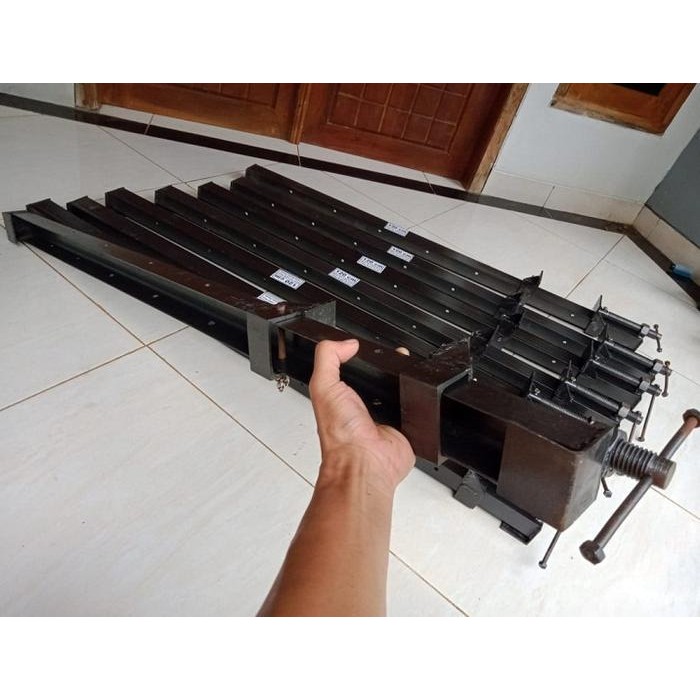 Pres Klem Kayu 120 Cm Catok U T Bar Clamp Rell Press Rel Pintu Papan Original Dan Terpercaya
