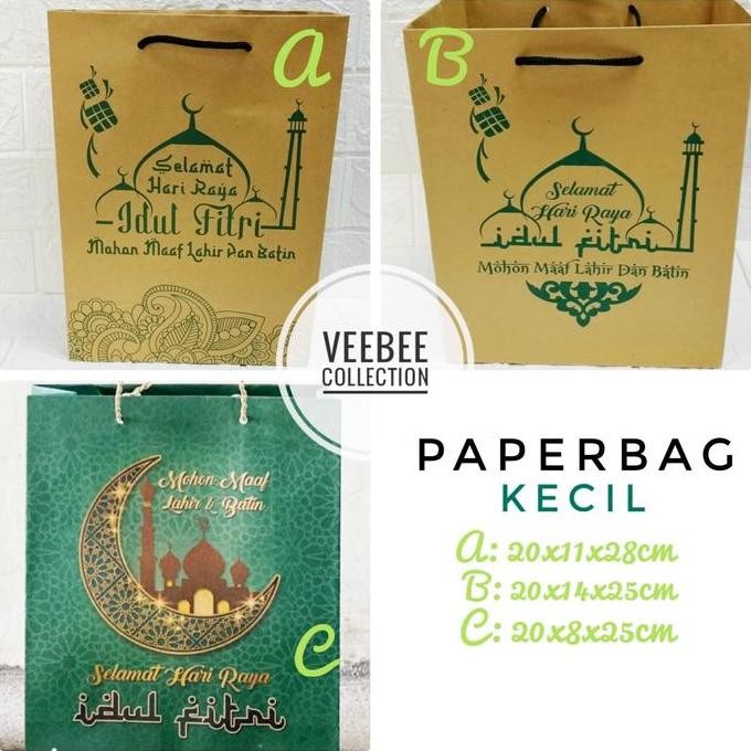 

,,,,,,,] Paperbag Idul fitri kecil/ paperbag lebaran/ tas sovenir/ goodie bag