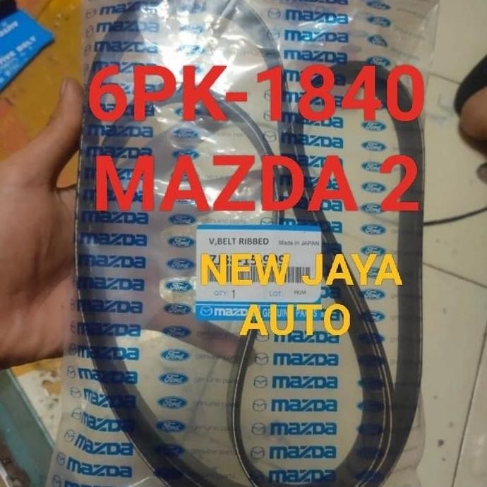 " Fan Van V Belt Tali Kipas 6Pk1840 Mazda 2 6Pk-1840 "